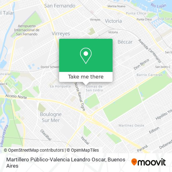 Martillero Público-Valencia Leandro Oscar map