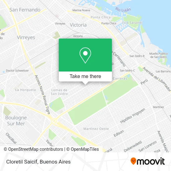 Cloretil Saicif map