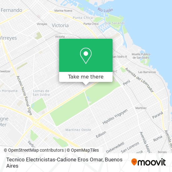 Tecnico Electricistas-Cadione Eros Omar map