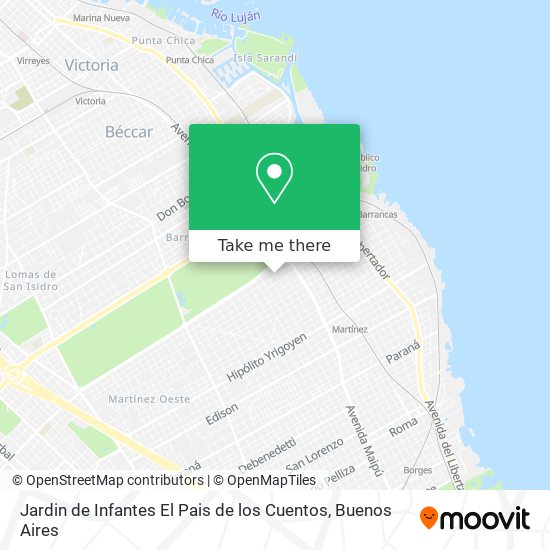 Jardin de Infantes El Pais de los Cuentos map