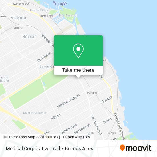 Mapa de Medical Corporative Trade