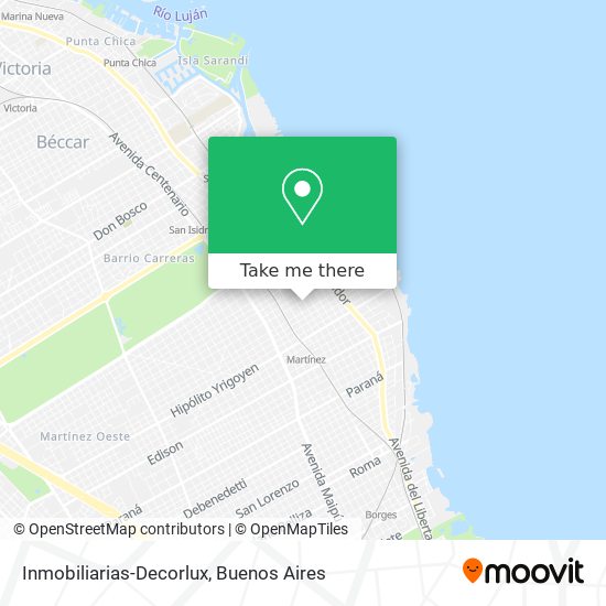 Inmobiliarias-Decorlux map