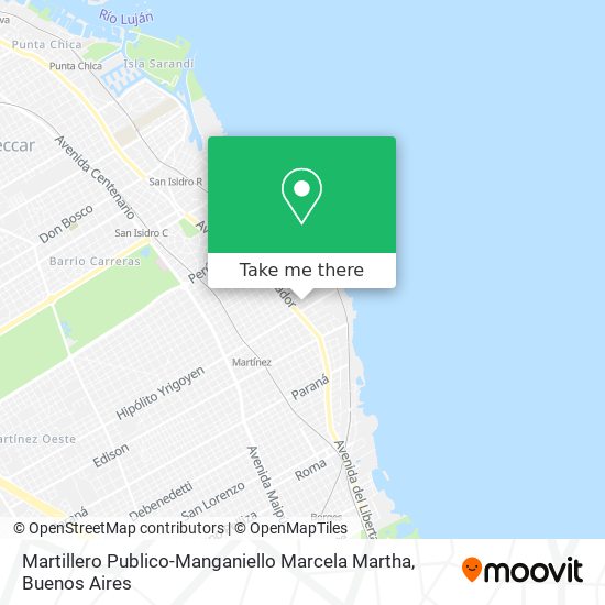 Martillero Publico-Manganiello Marcela Martha map