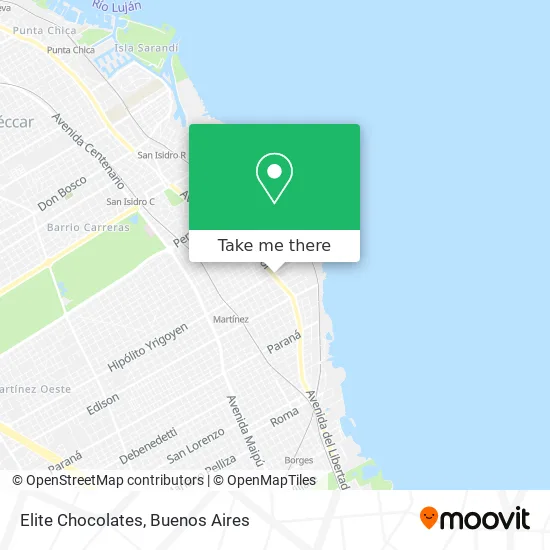 Elite Chocolates map