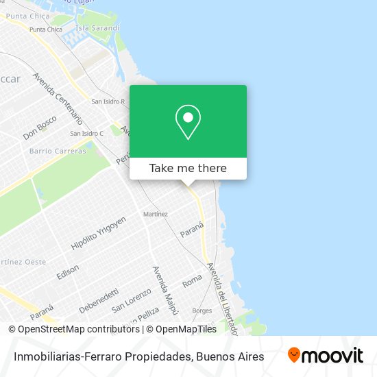 Mapa de Inmobiliarias-Ferraro Propiedades