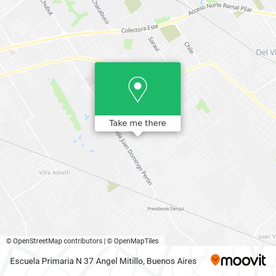 Escuela Primaria N 37 Angel Mitillo map