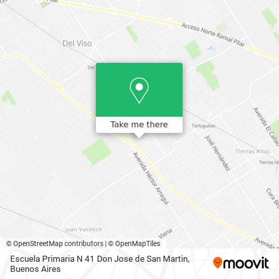 Escuela Primaria N 41 Don Jose de San Martin map