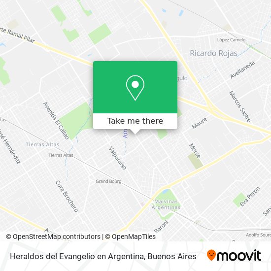 Heraldos del Evangelio en Argentina map