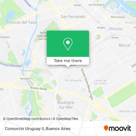 Mapa de Consorcio Uruguay II