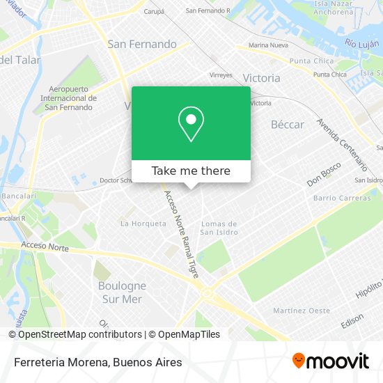 Ferreteria Morena map