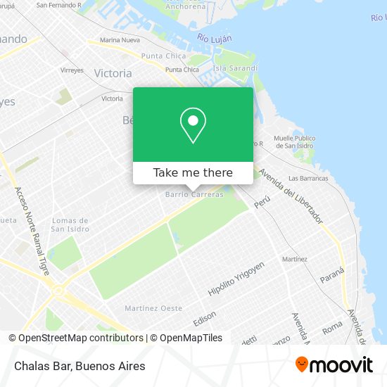 Chalas Bar map