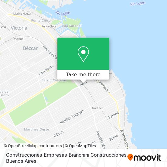 Mapa de Construcciones-Empresas-Bianchini Construcciones