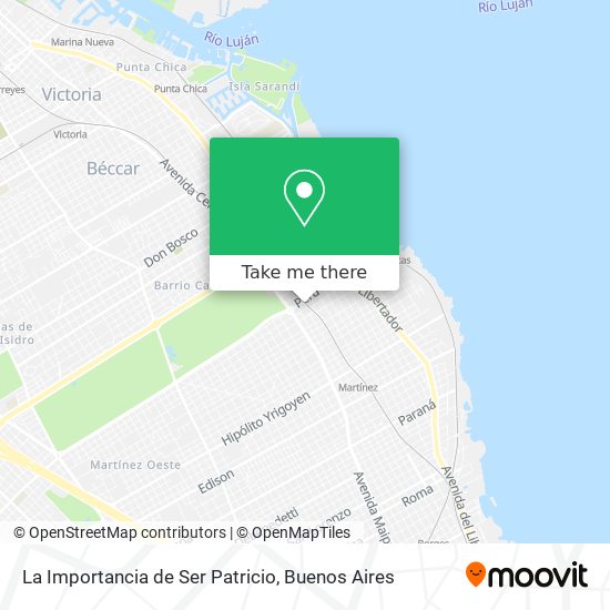 La Importancia de Ser Patricio map