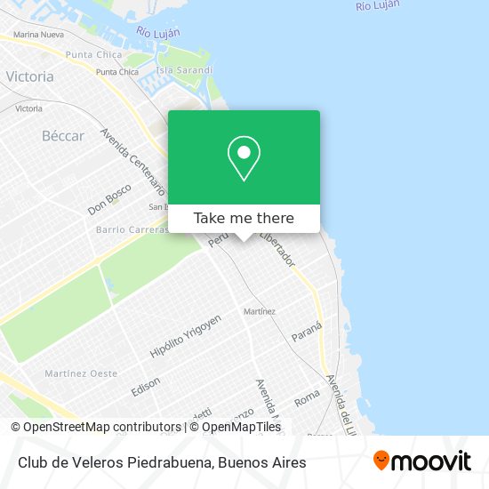 Club de Veleros Piedrabuena map