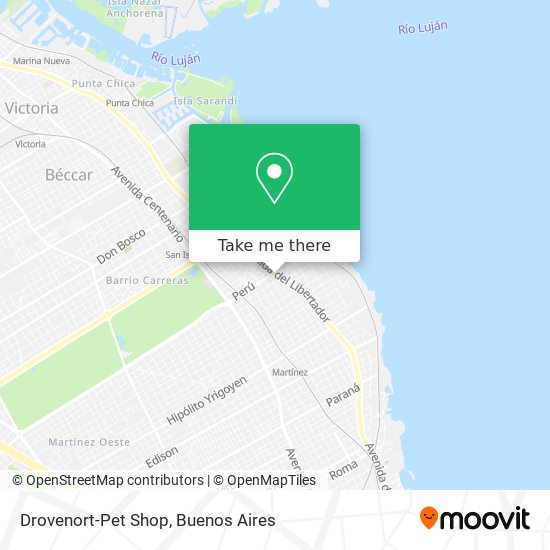 Mapa de Drovenort-Pet Shop