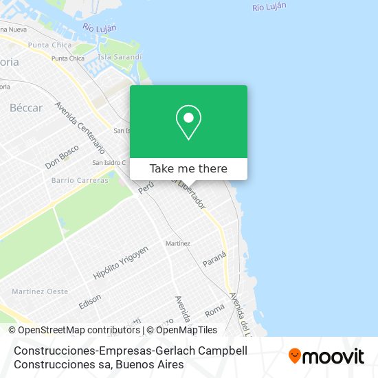 Mapa de Construcciones-Empresas-Gerlach Campbell Construcciones sa