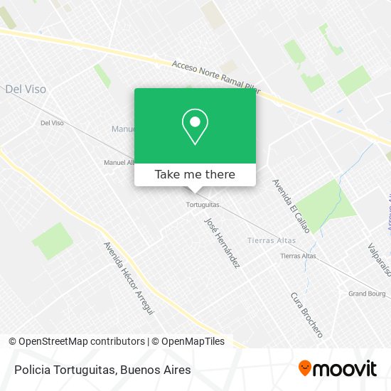 Mapa de Policia Tortuguitas