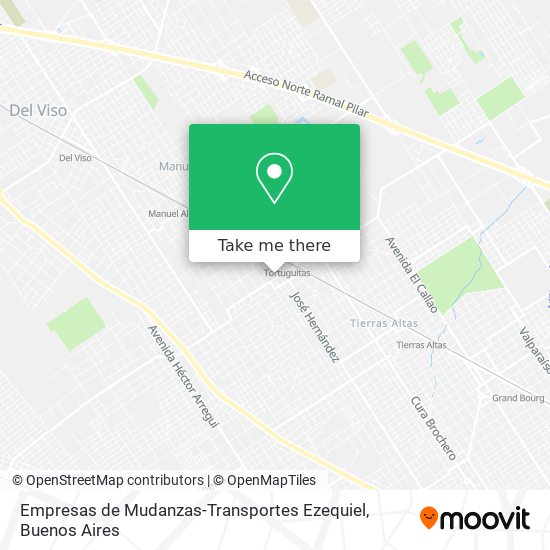 Empresas de Mudanzas-Transportes Ezequiel map