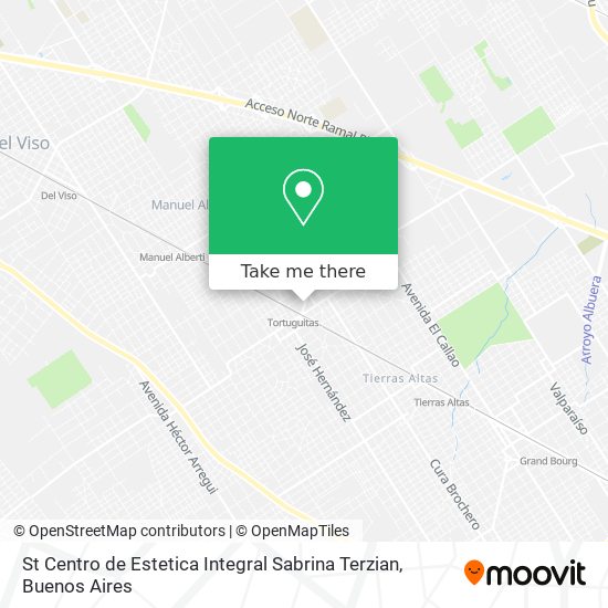 Mapa de St Centro de Estetica Integral Sabrina Terzian