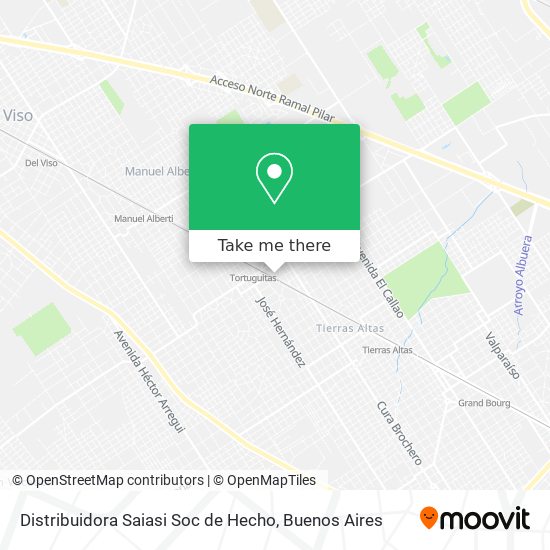 Distribuidora Saiasi Soc de Hecho map