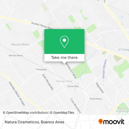 Mapa de Natura Cosmeticos