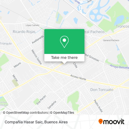 Compañia Hasar Saic map