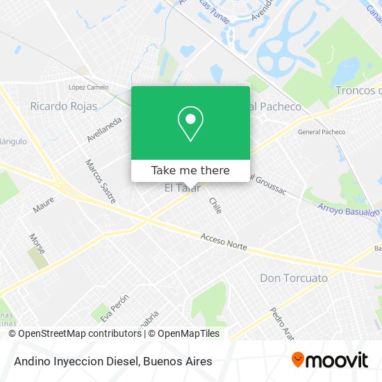 Andino Inyeccion Diesel map