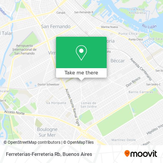 Ferreterias-Ferreteria Rb map