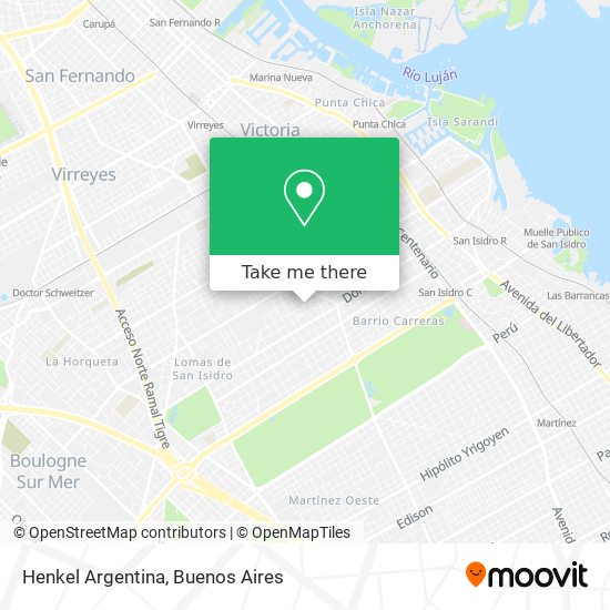 Mapa de Henkel Argentina