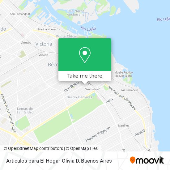 Mapa de Articulos para El Hogar-Olivia D