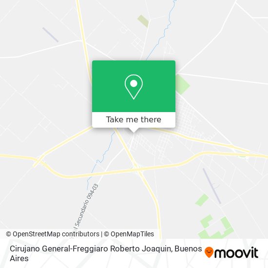 Cirujano General-Freggiaro Roberto Joaquin map