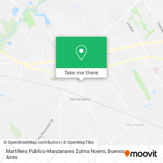 Martillero Público-Manzanares Zulma Noemi map