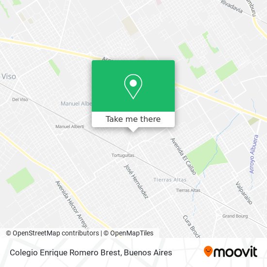 Mapa de Colegio Enrique Romero Brest