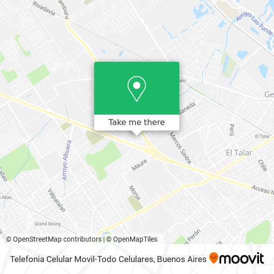 Mapa de Telefonia Celular Movil-Todo Celulares