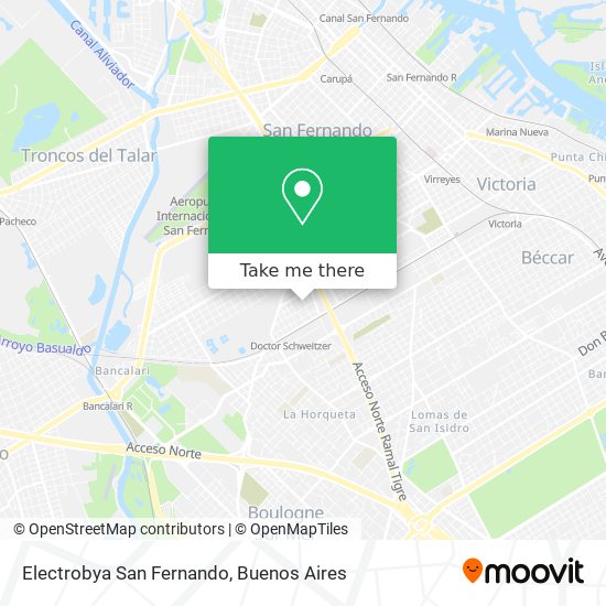 Electrobya San Fernando map