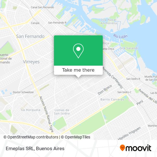 Emeplas SRL map