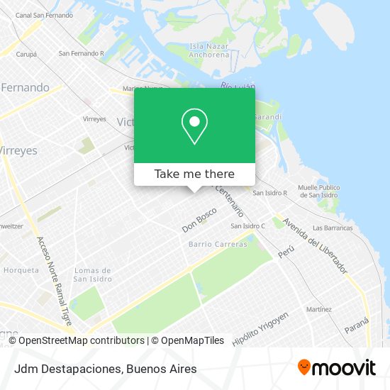 Jdm Destapaciones map