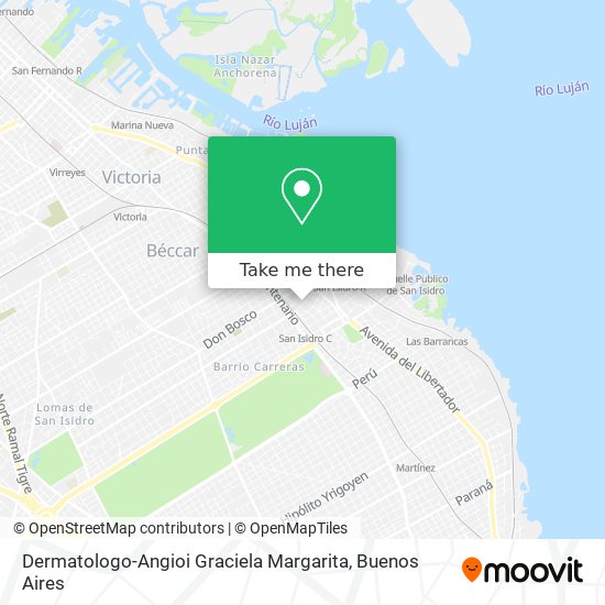 Dermatologo-Angioi Graciela Margarita map