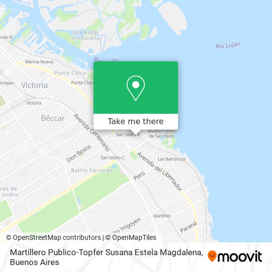 Martillero Publico-Topfer Susana Estela Magdalena map