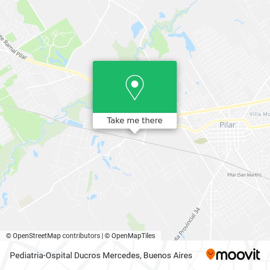 Pediatria-Ospital Ducros Mercedes map