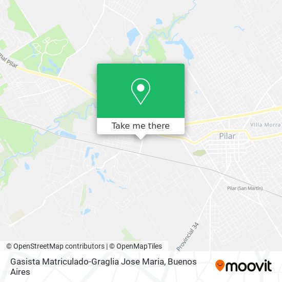 Gasista Matriculado-Graglia Jose Maria map