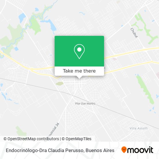 Mapa de Endocrinólogo-Dra Claudia Perusso