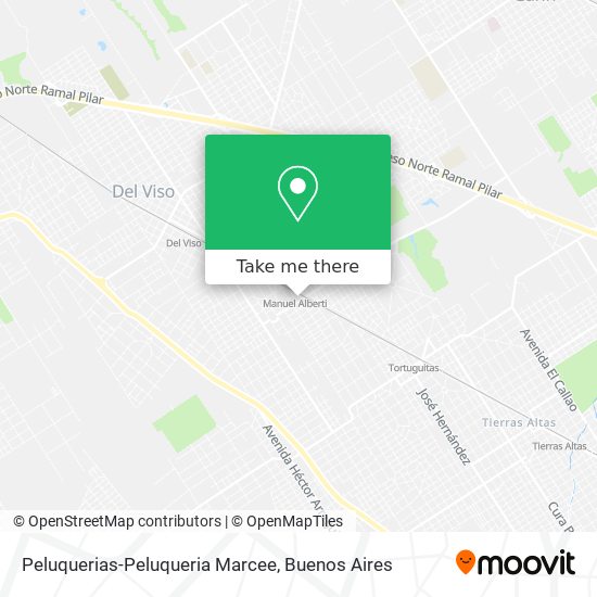 Peluquerias-Peluqueria Marcee map