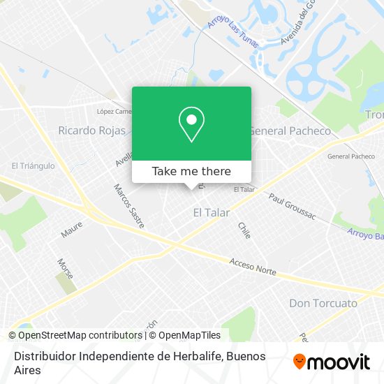Distribuidor Independiente de Herbalife map