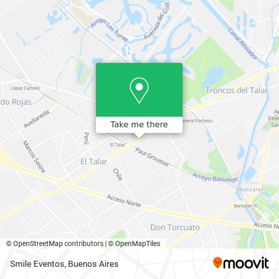 Smile Eventos map