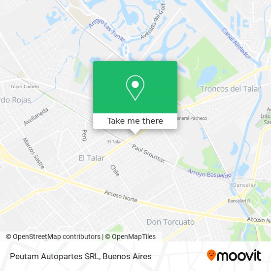 Peutam Autopartes SRL map