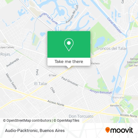 Mapa de Audio-Packtronic