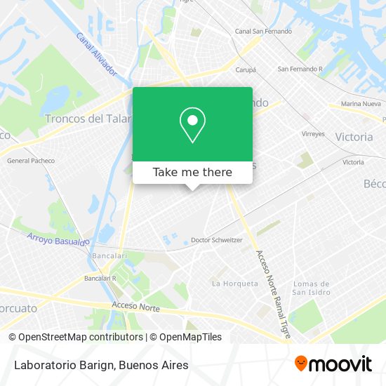 Mapa de Laboratorio Barign