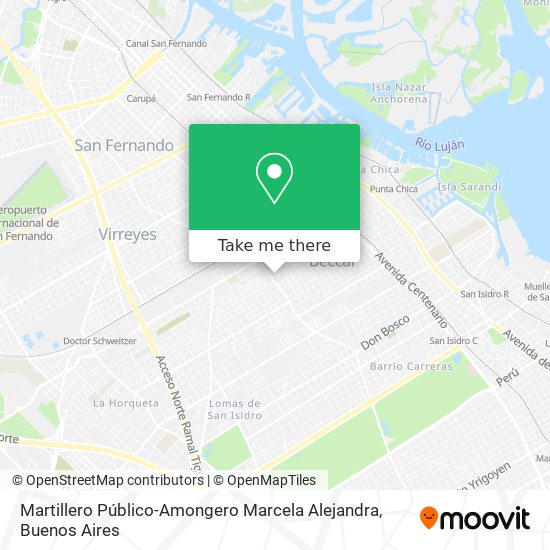 Martillero Público-Amongero Marcela Alejandra map
