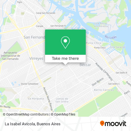 La Isabel Avícola map